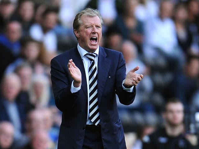 Steve McClaren has taken 19 points from 24 at Derby