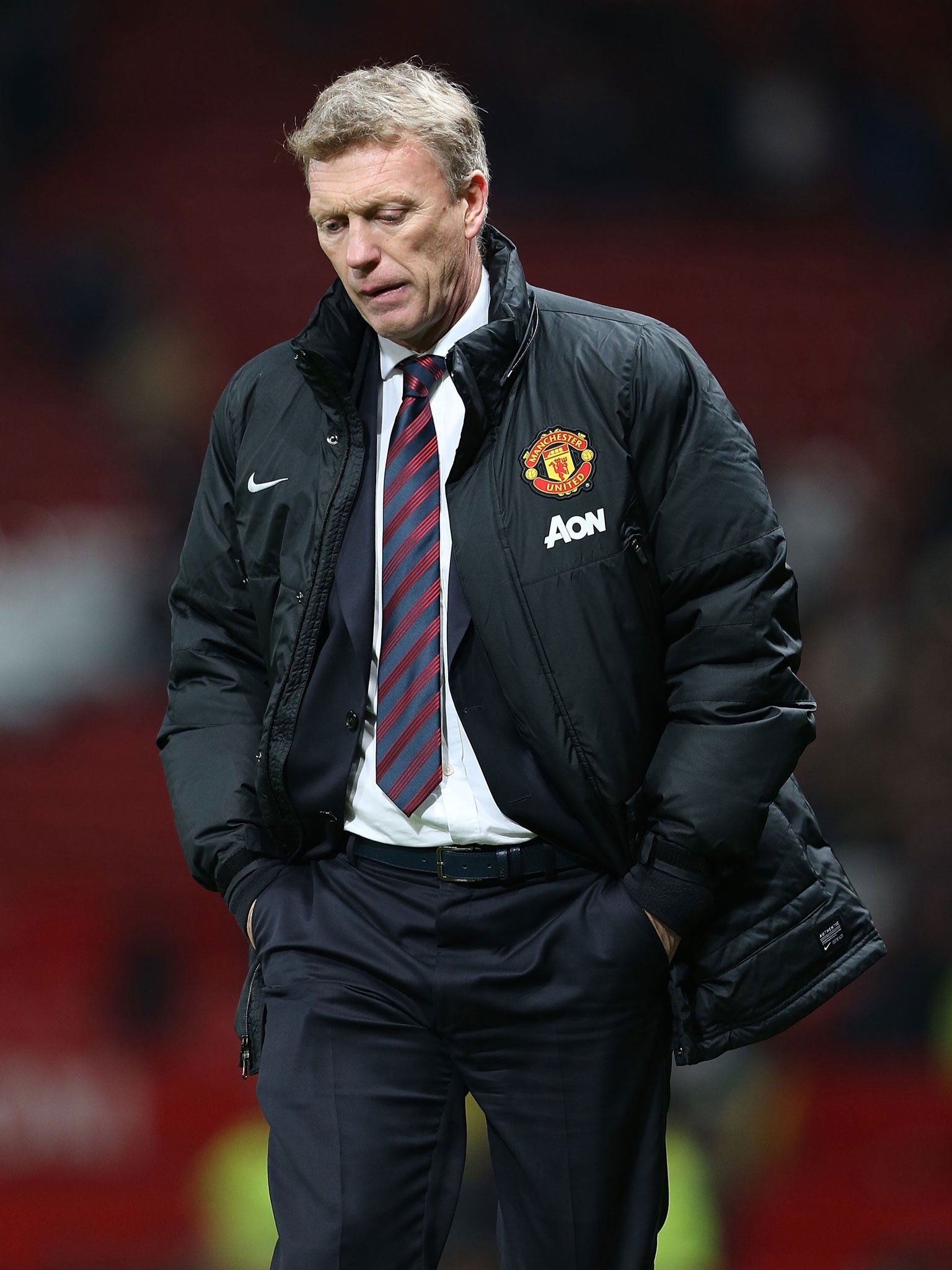 David Moyes experienced a new low with United when they lost to Everton at home