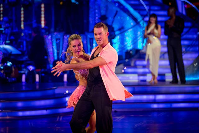 Ashely Taylor Dawson and Ola Jordan dance the salsa on Strictly Come Dancing 2013