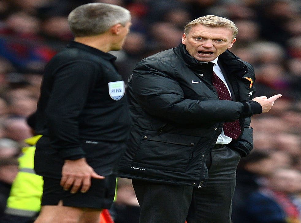 David Moyes’ frustration with the United squad he inherited was apparent in defeat