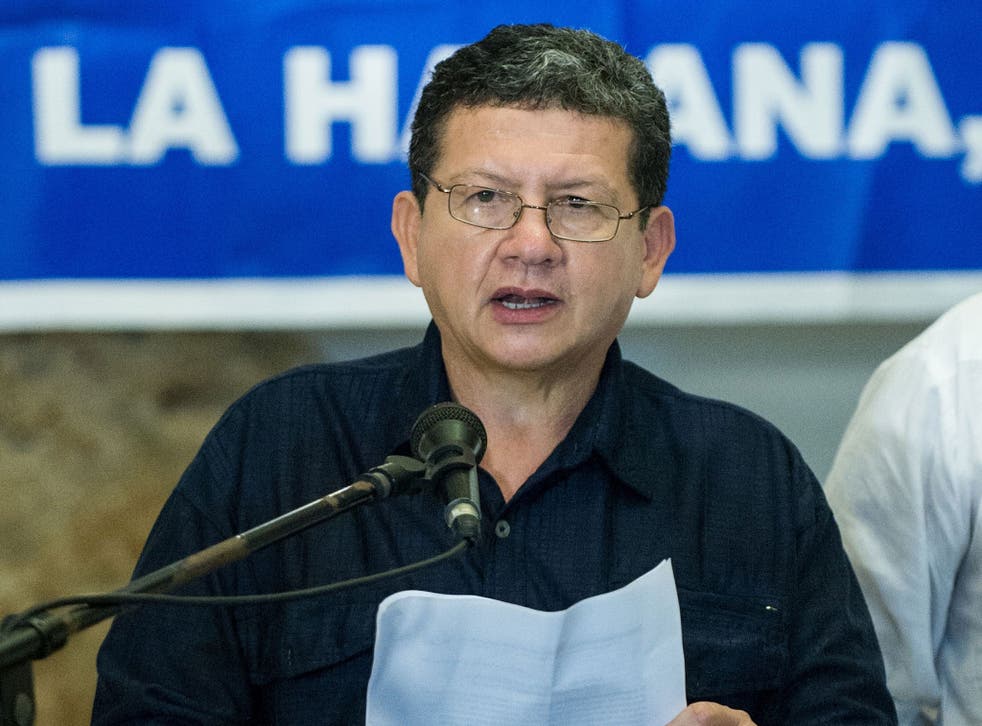 'We proceed to order of our guerrilla units and militias a cessation of fire and hostilities for 30 days from 00.00 hours of 15 December,' said Farc negotiator Pablo Catatumbo