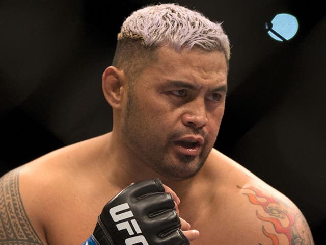 Mark Hunt in action