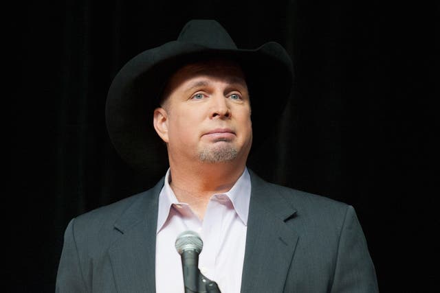 Garth Brooks attends the 2012 Country Music Hall of Fame Inductees announcement in Nashville