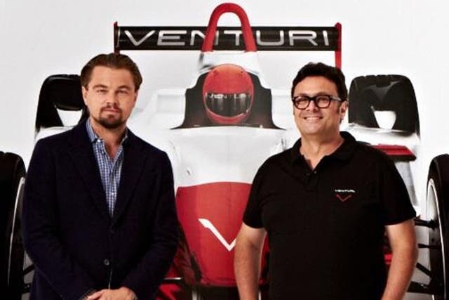 Leonardo DiCaprio and Venturi Automobiles will enter a team in the Formula E championship next year