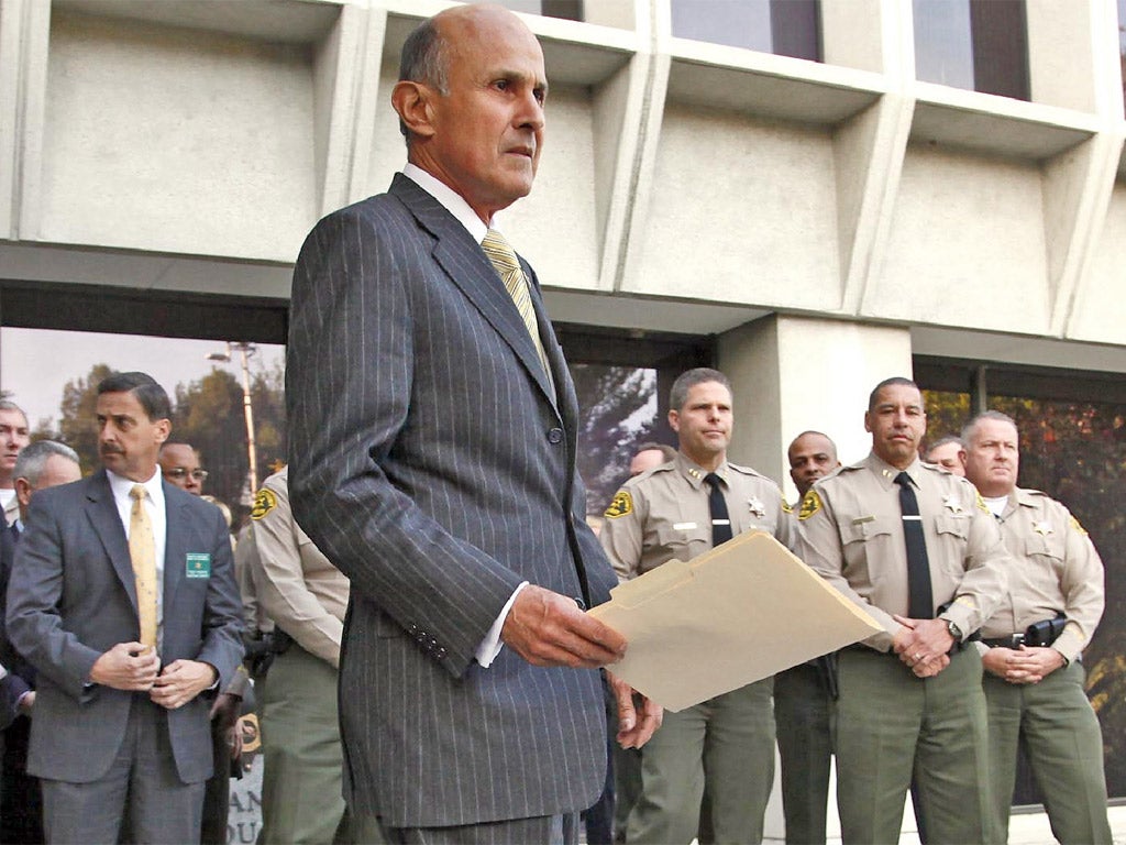 Los Angeles County Sheriff Lee Baca has acknowledged mistakes but also distanced himself from the allegations