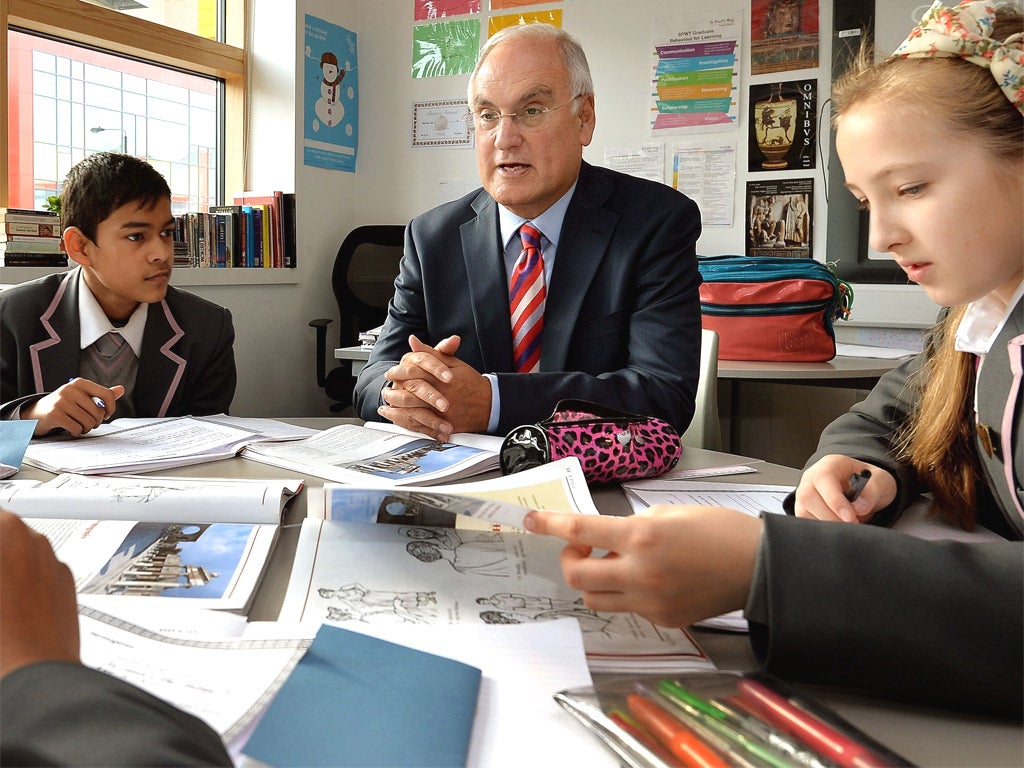 Sir Michael Wilshaw said luck governs pupils’ fortunes