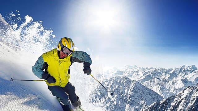 Powder room: a skier on the ‘White Track'