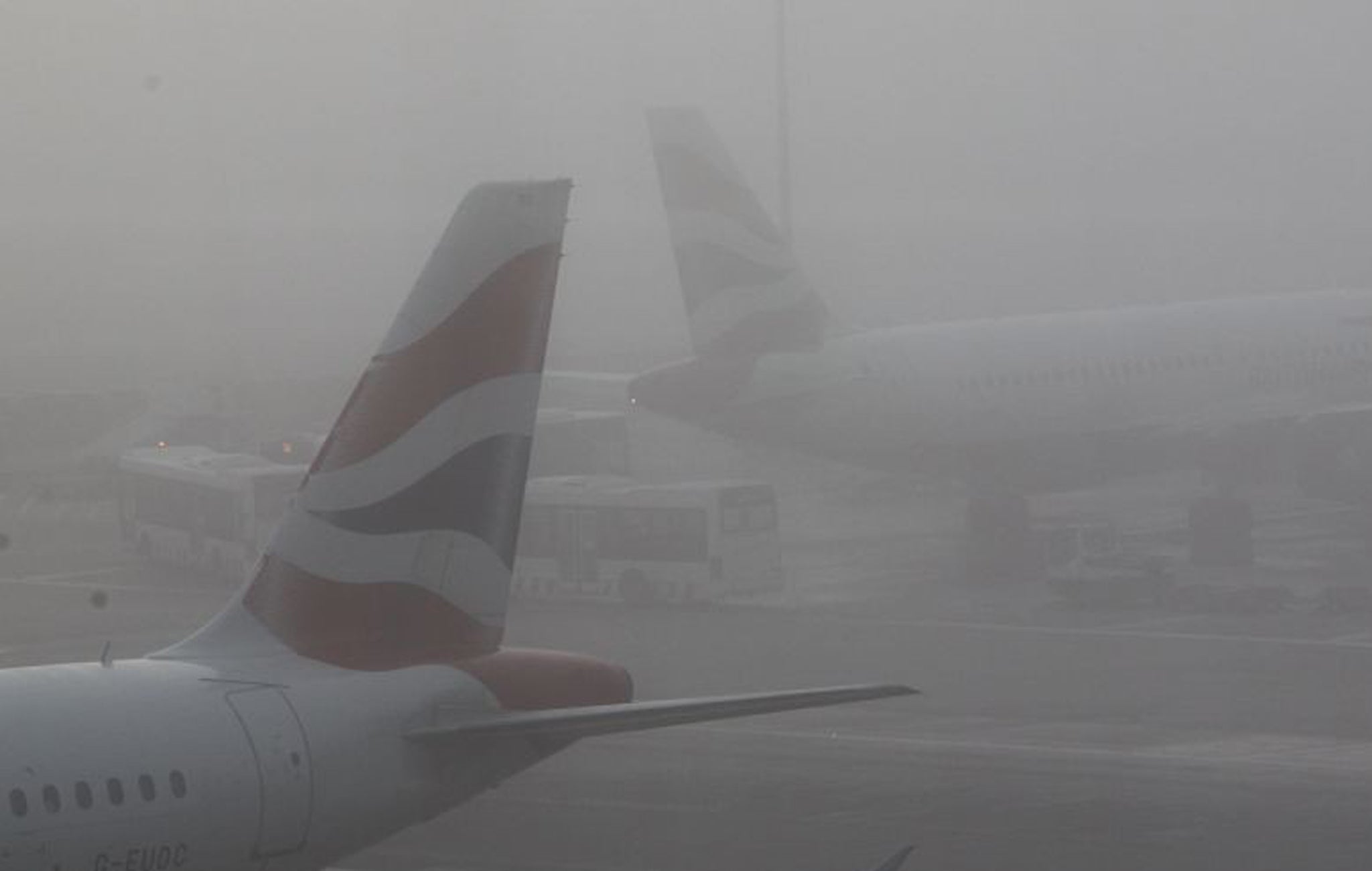 BA has cancelled 30 flights to and from Heathrow so far today