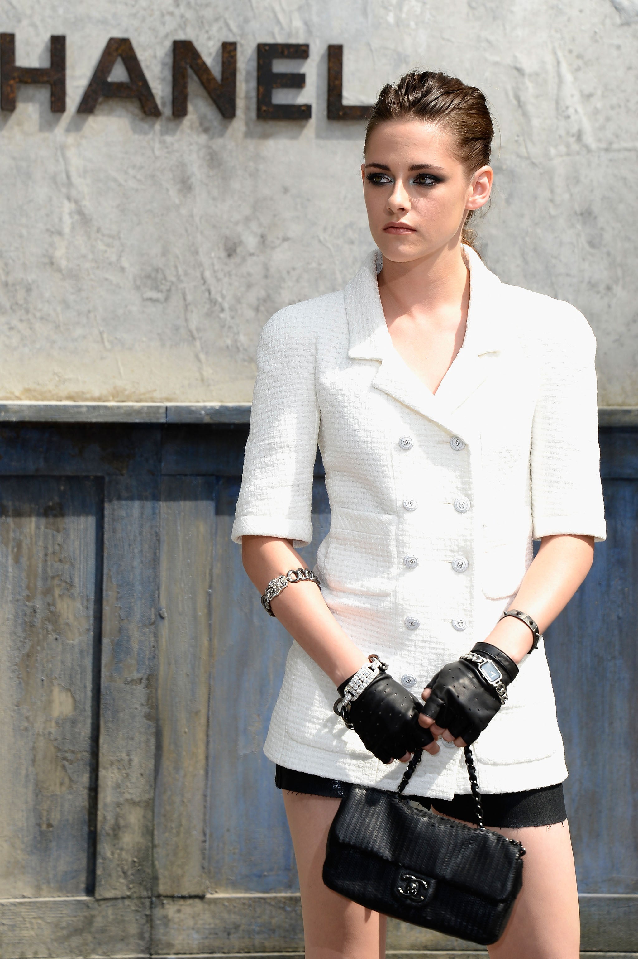 Kristen Stewart Continues Her Menswear Style Streak at Chanels Cruise Show