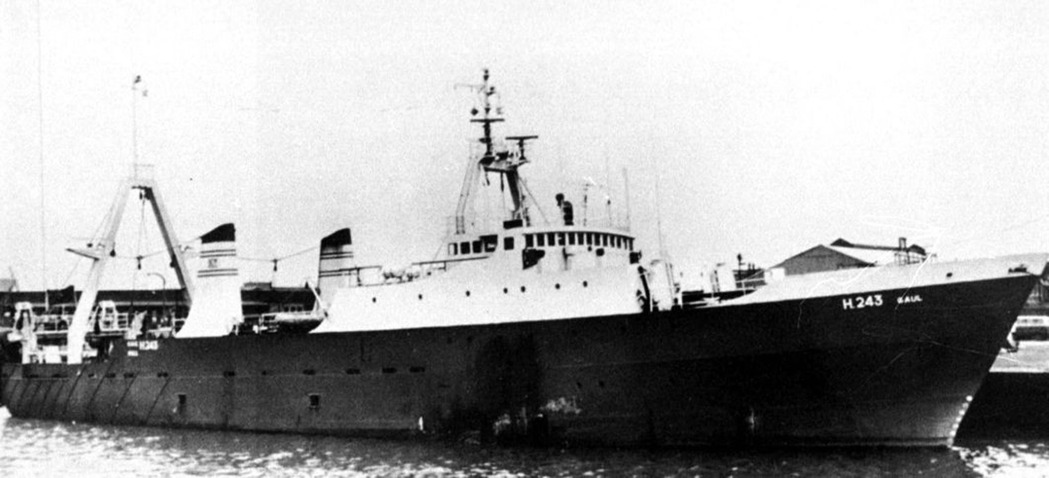 The Hull-based trawler, the Gaul, which sank in 1974. Tests are being carried out to discover whether human remains found in Russia are those of missing sailors from the trawler that went down in the Barents Sea off Norway with the loss of 36 men