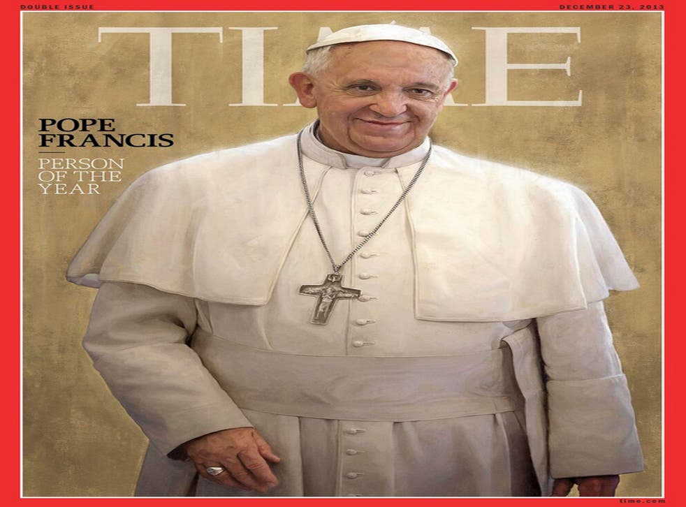 Pope Francis has been named Time magazine's Person of the Year