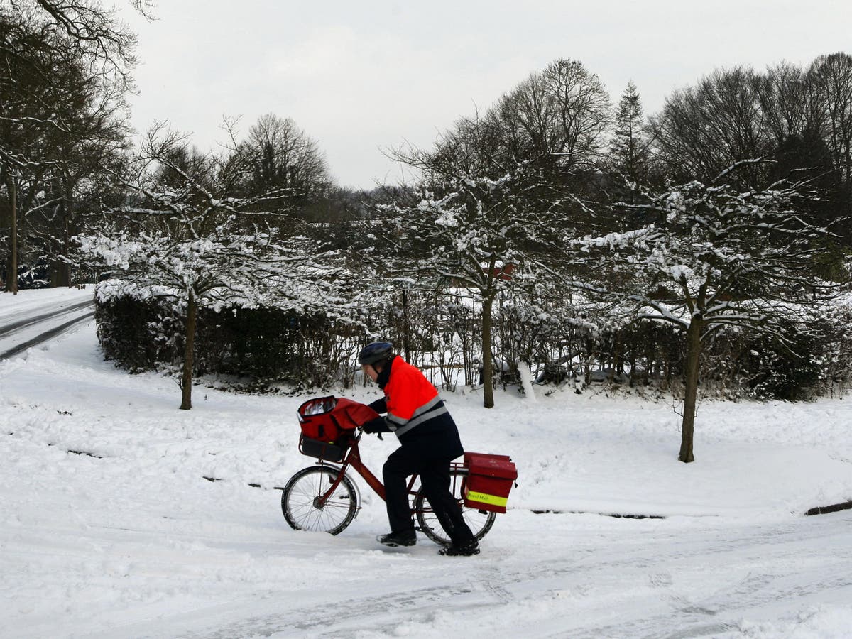 Family angry as video shows &lsquo;knackered&rsquo; postman apparently leaving pensioner on frozen ground after fall