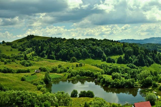 The Transylvanian village of Rosia Montana