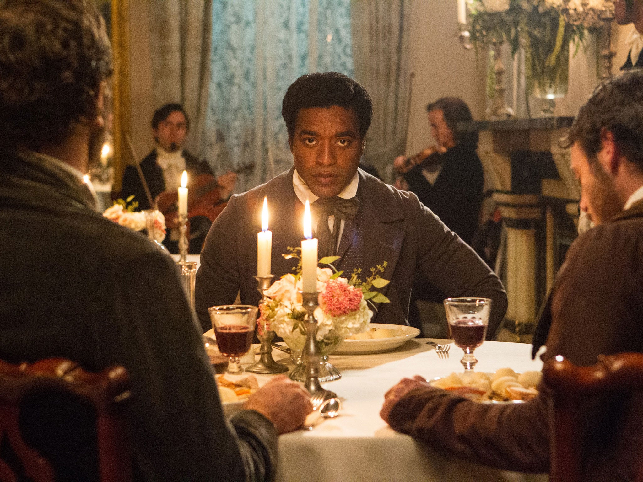 Chiwetel Ejiofor in '12 Years A Slave' – the Steve McQueen epic has been nominated for seven Golden Globes