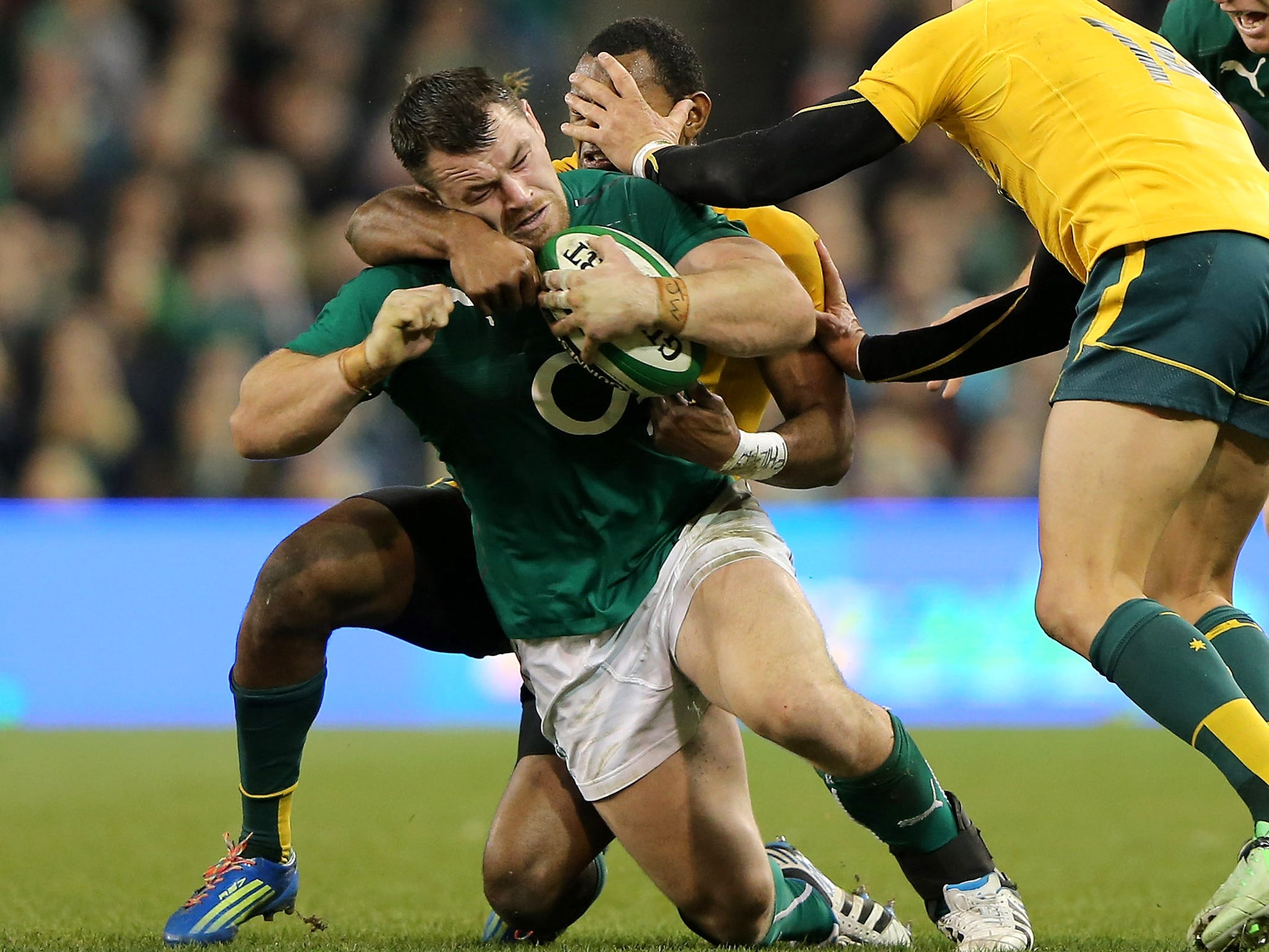 Ireland prop Cian Healy has been ruled out for eight weeks after undergoing ankle surgery