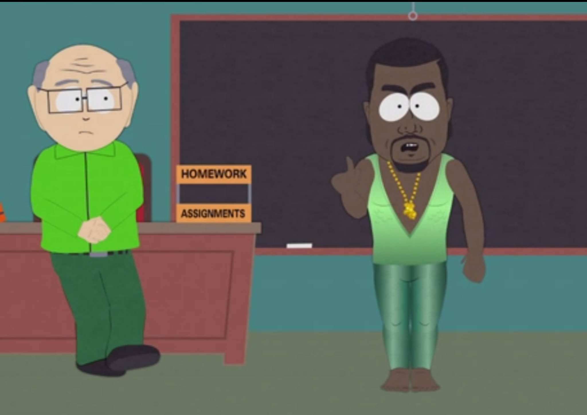 Kanye West appearing in South Park yet again