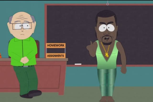Kanye West appearing in South Park yet again