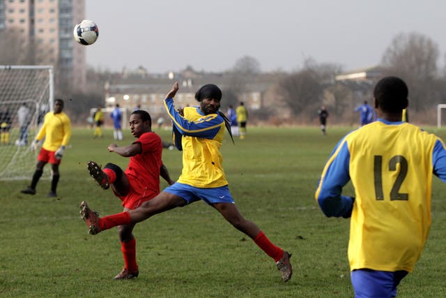 A ball, an open space.. but for grass-roots football the spaces have been growing emptier