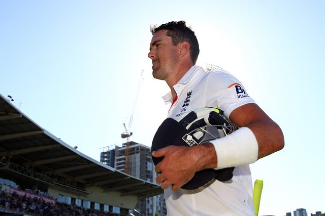 England batsman Kevin Pietersen walks off at the Waca after the fall of his wicket