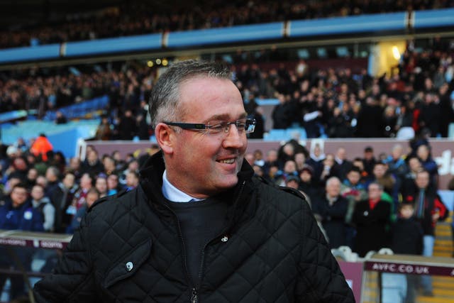 Aston Villa manager Paul Lambert has been praised by David Moyes ahead of their match against Manchester United