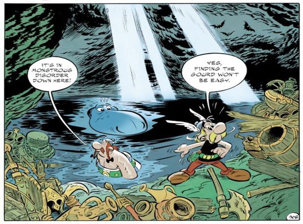What a gaul! Asterix, and his side-kick Obelix, encounter Nessie in Asterix and the Picts