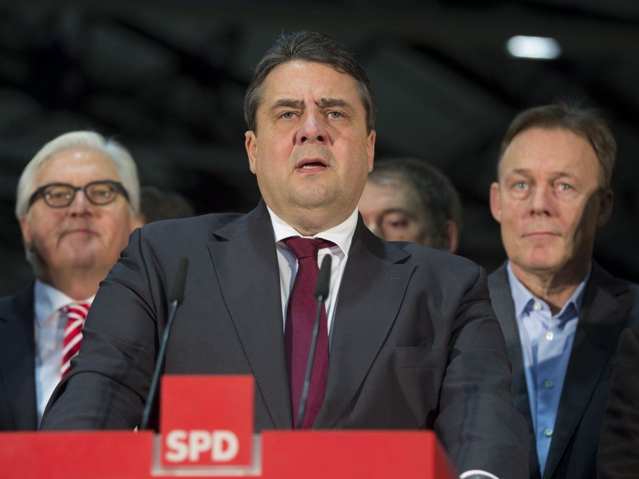 The chairman of the German Social Democratic Party (SPD), Sigmar Gabriel
