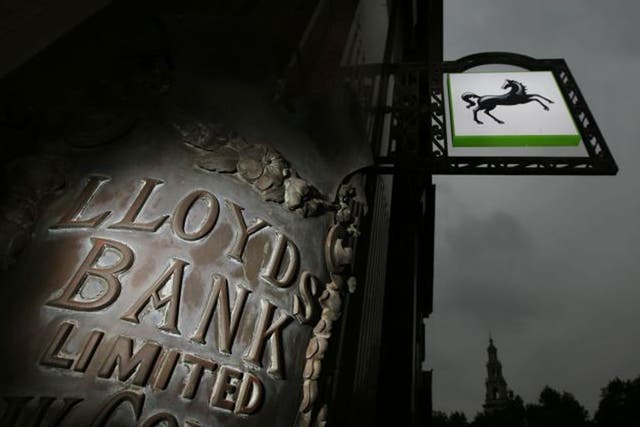 Lloyds was the banking sector’s biggest loser