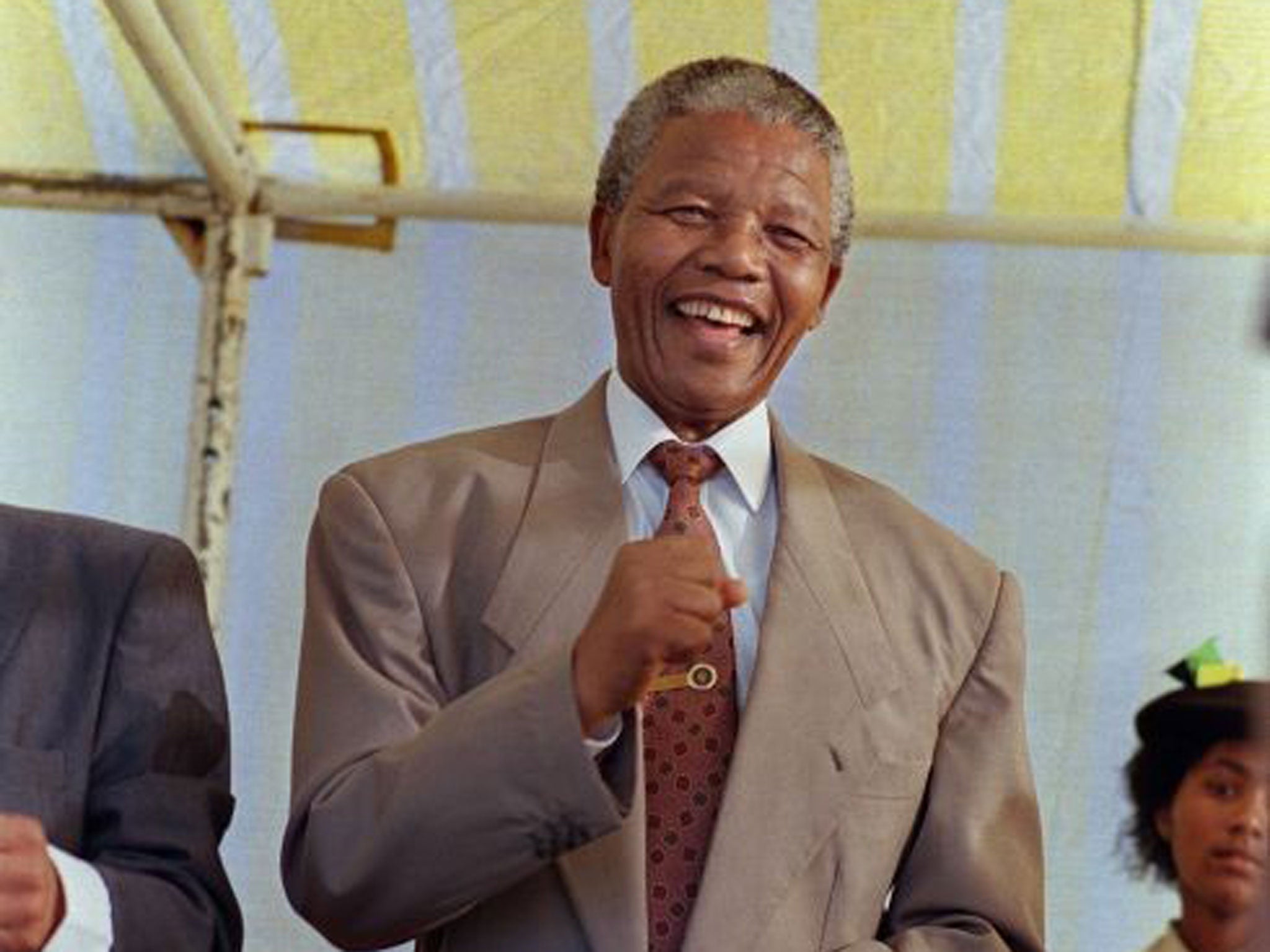 The legacy: Nelson Mandela in 1992, two years before everyone was given the vote