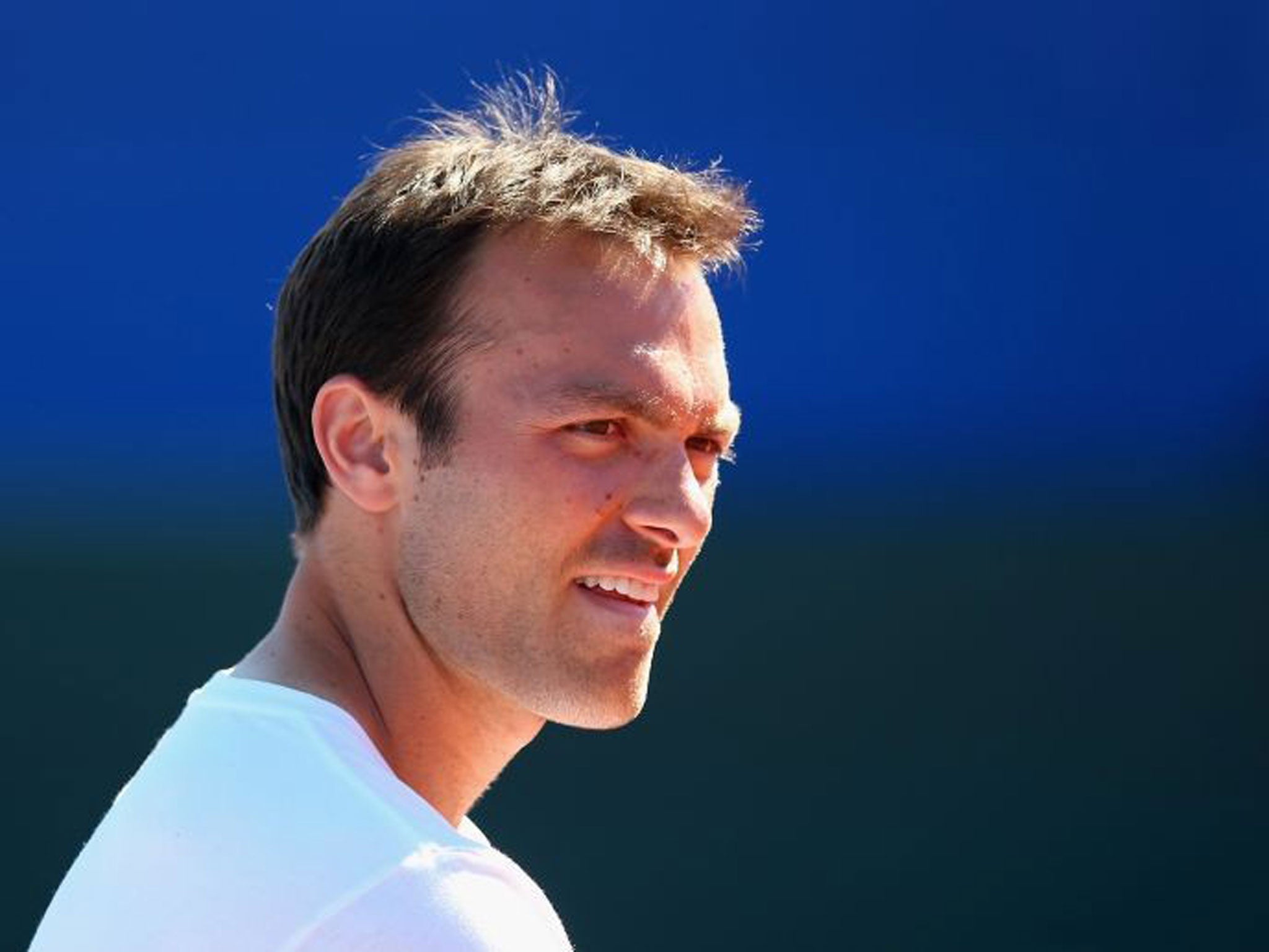 Strong return: Ross Hutchins was diagnosed with cancer a year ago