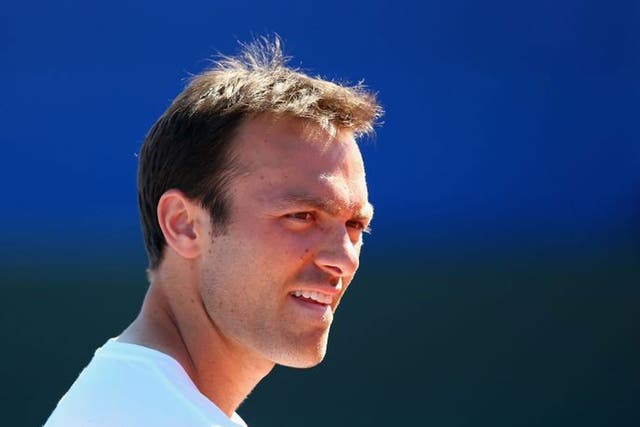 Strong return: Ross Hutchins was diagnosed with cancer a year ago