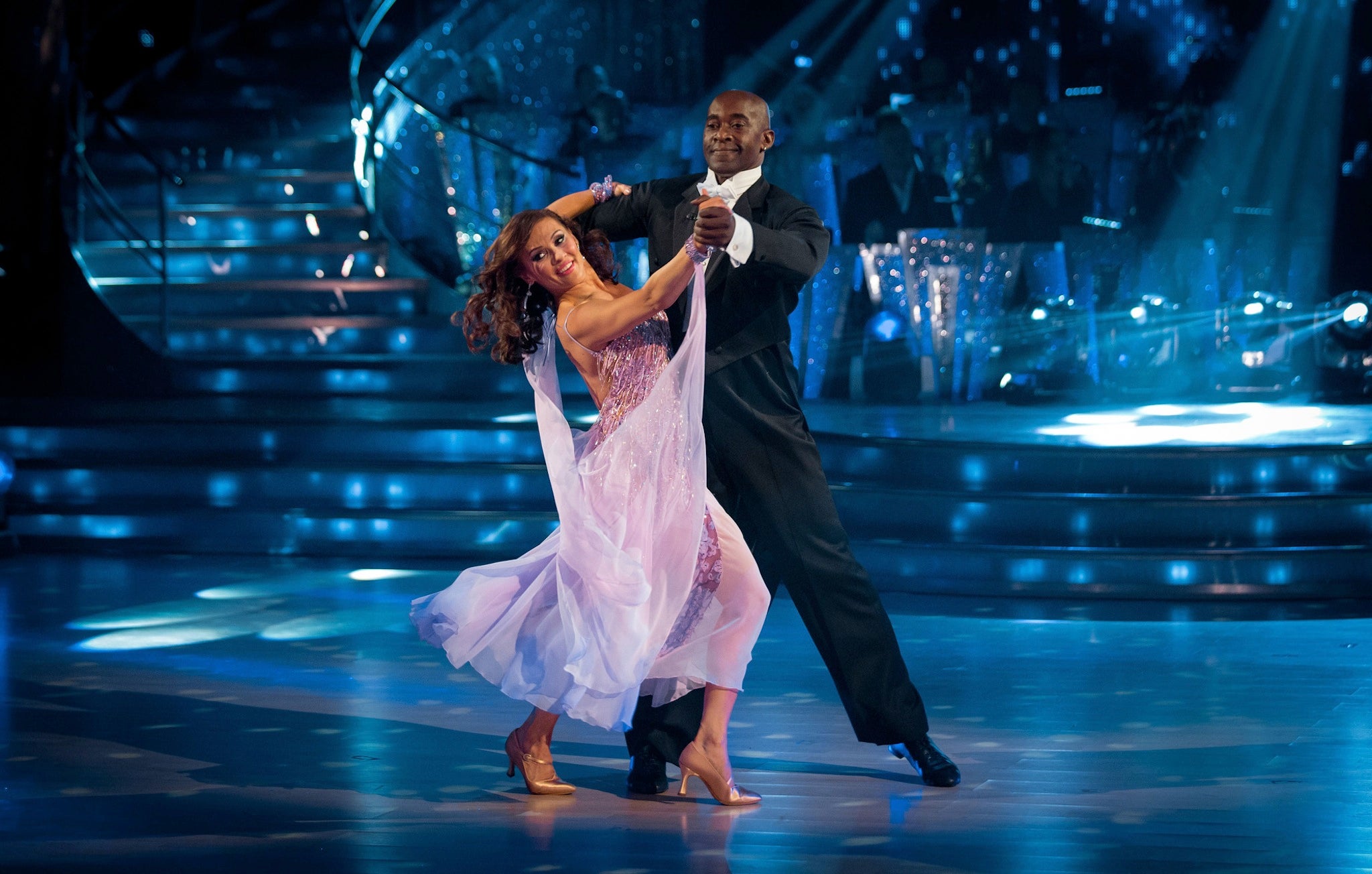 Actor Patrick Robinson and his dance partner Anya Garnis have left the competition