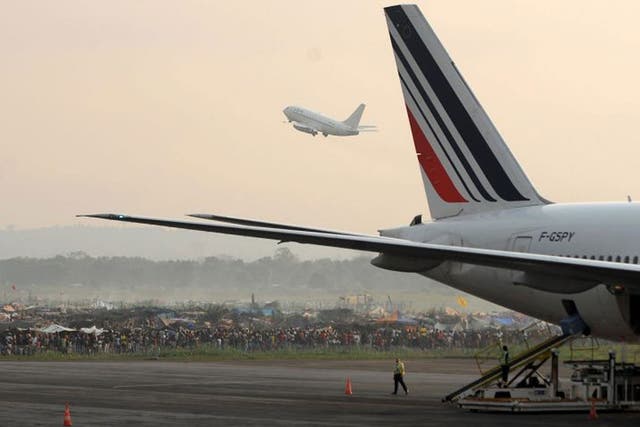 File: An Air France plane has been grounded in Venezuela following reports of a terrorist bomb threat