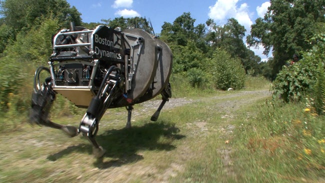 One of the many types of Boston Dynamic robot bought by Google in 2013.