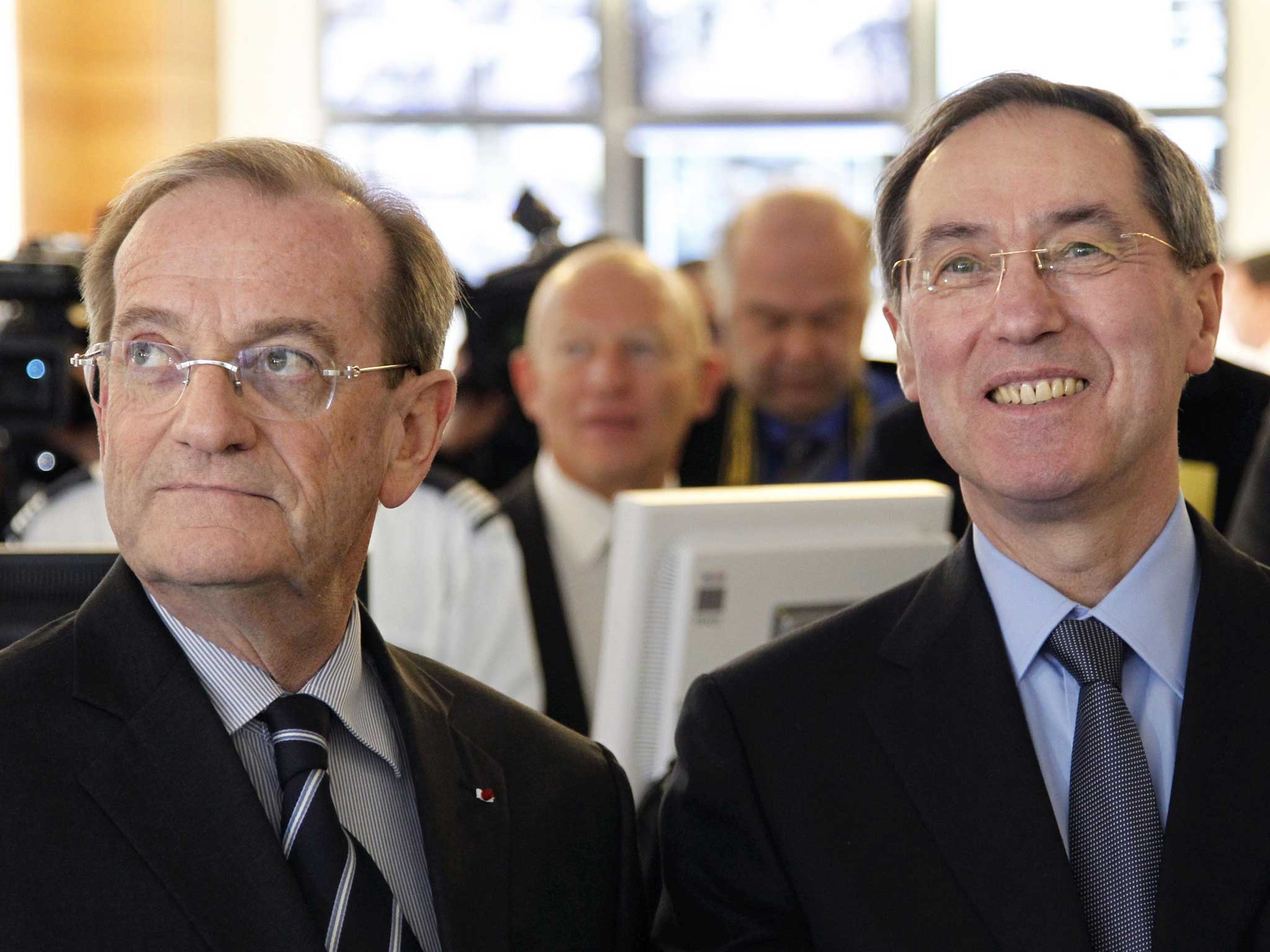 Claude Guéant (right) and Michel Gaudin