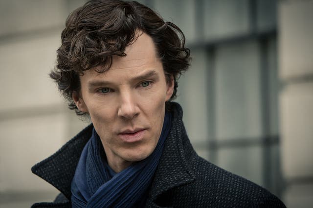 Sherlock series three: Benedict Cumberbatch as Holmes