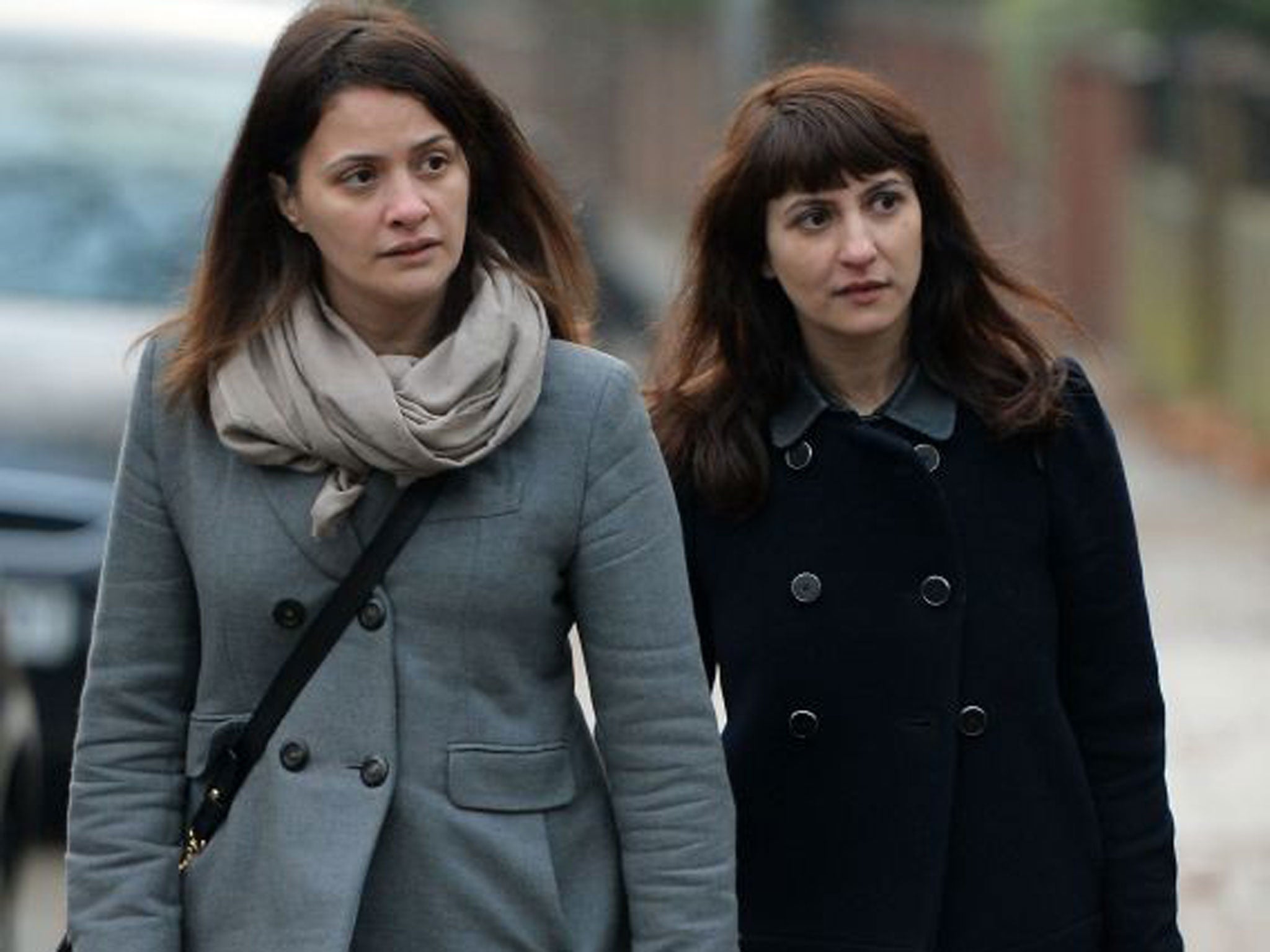 Sisters Elisabetta (left) and Francesca Grillo, former personal assistants to Charles Saatchi and Nigella Lawson
