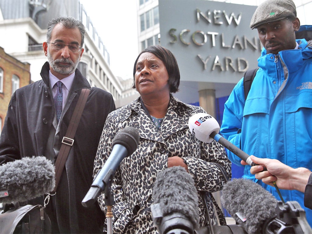 Doreen Lawrence expressed anger over claims that Duwayne Brooks, a friend of her murdered son Stephen, had been secretly recorded (Getty)