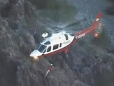 Video: Teen rescued after cliff fall in Arizona