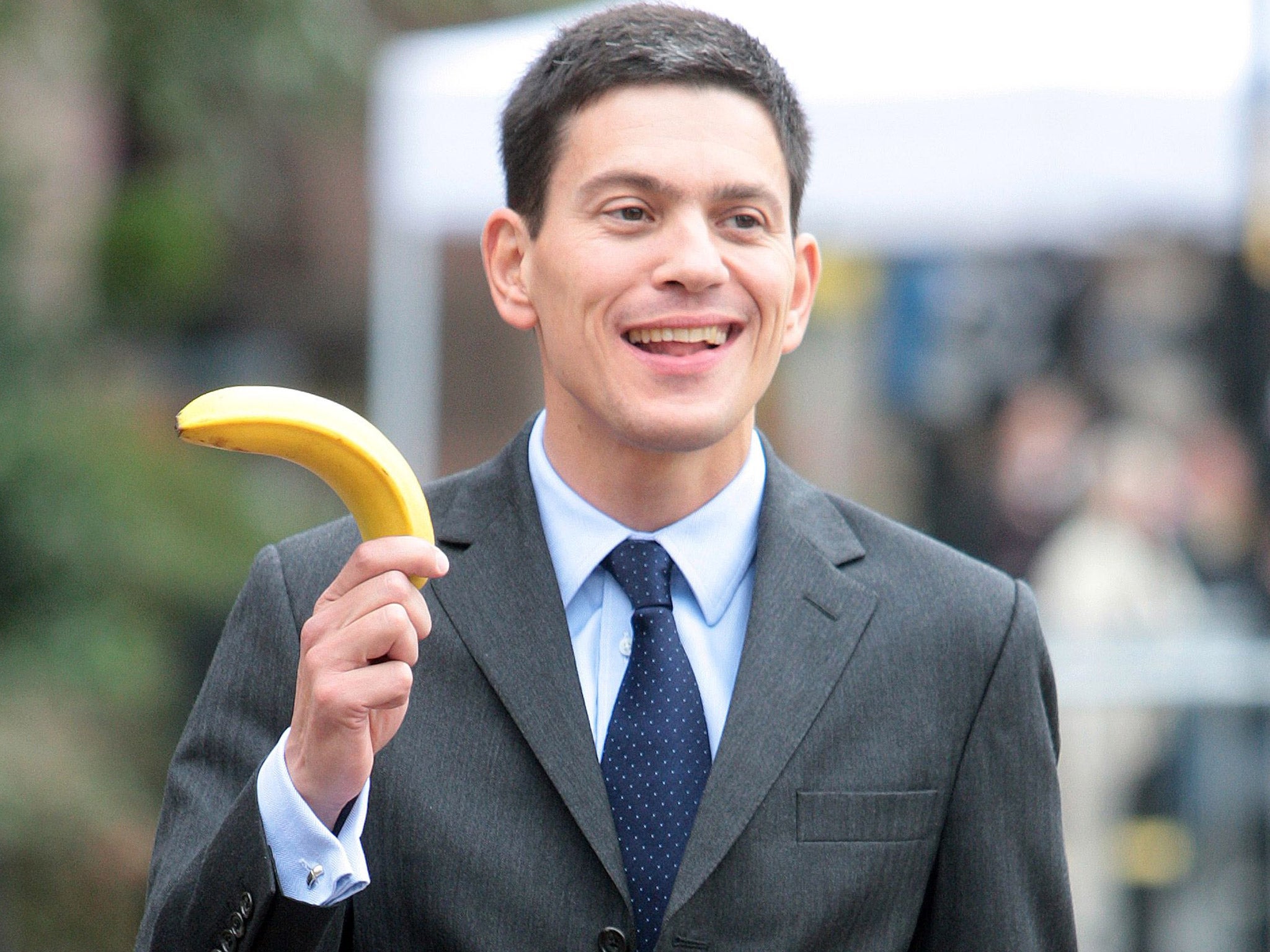 Banana man: David Miliband came to regret this fruity moment