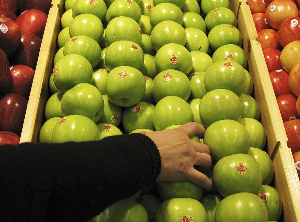 Fights have broken out between customers in supermarkets over discount fruit and vegetables