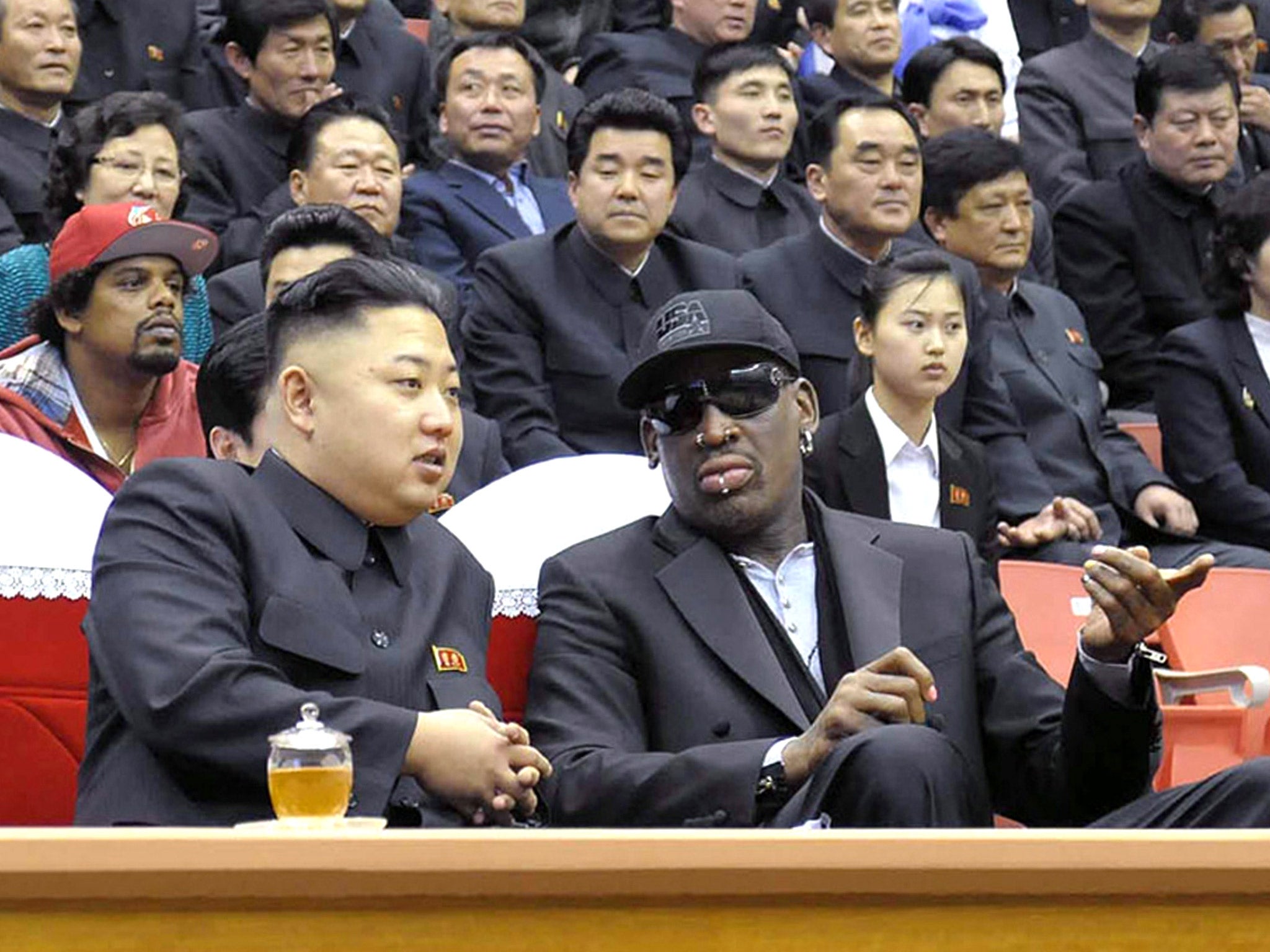 Former NBA star Dennis Rodman attended a basketball game with Kim Jong-Un in Pyongyang, earlier this year