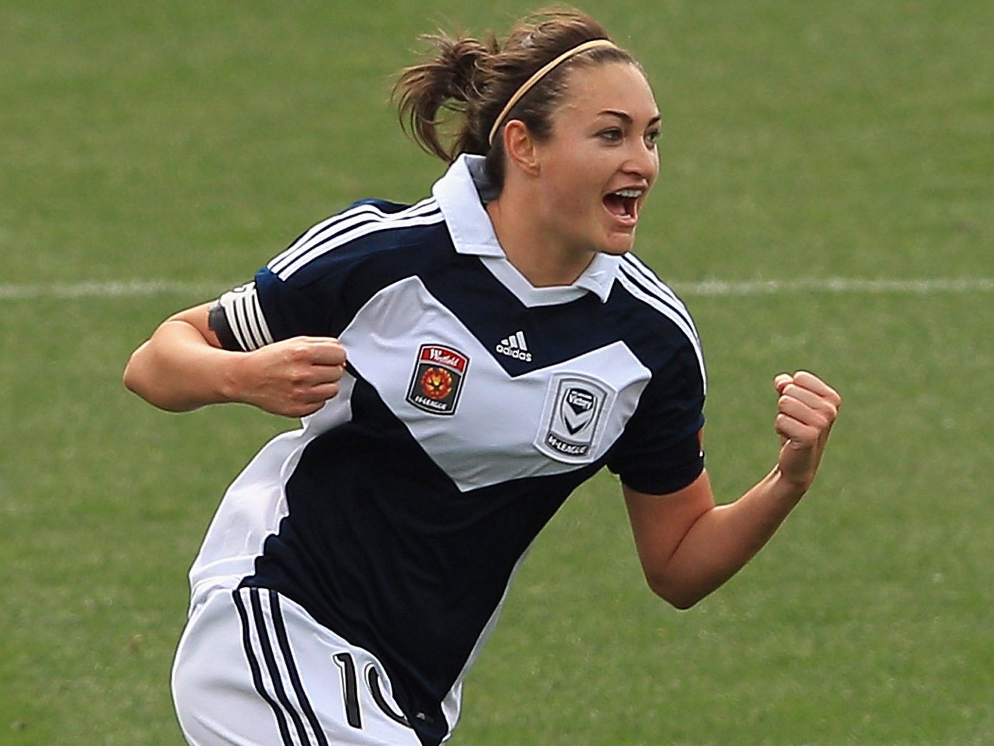 Forward Jodie Taylor plies her trade in Australia (Getty)