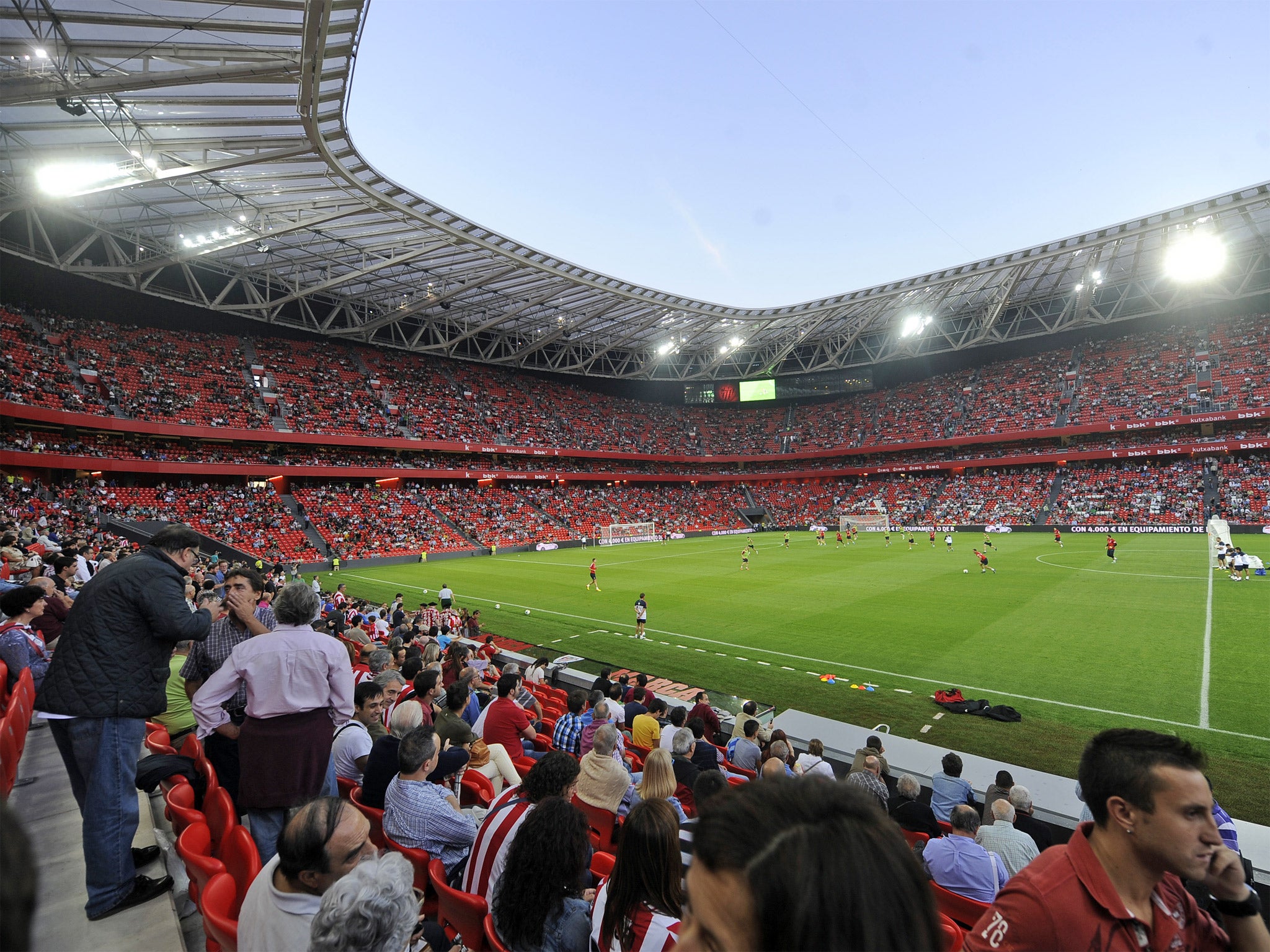 The San Mames Stadium in Bilbao was opened this year and cost £178m