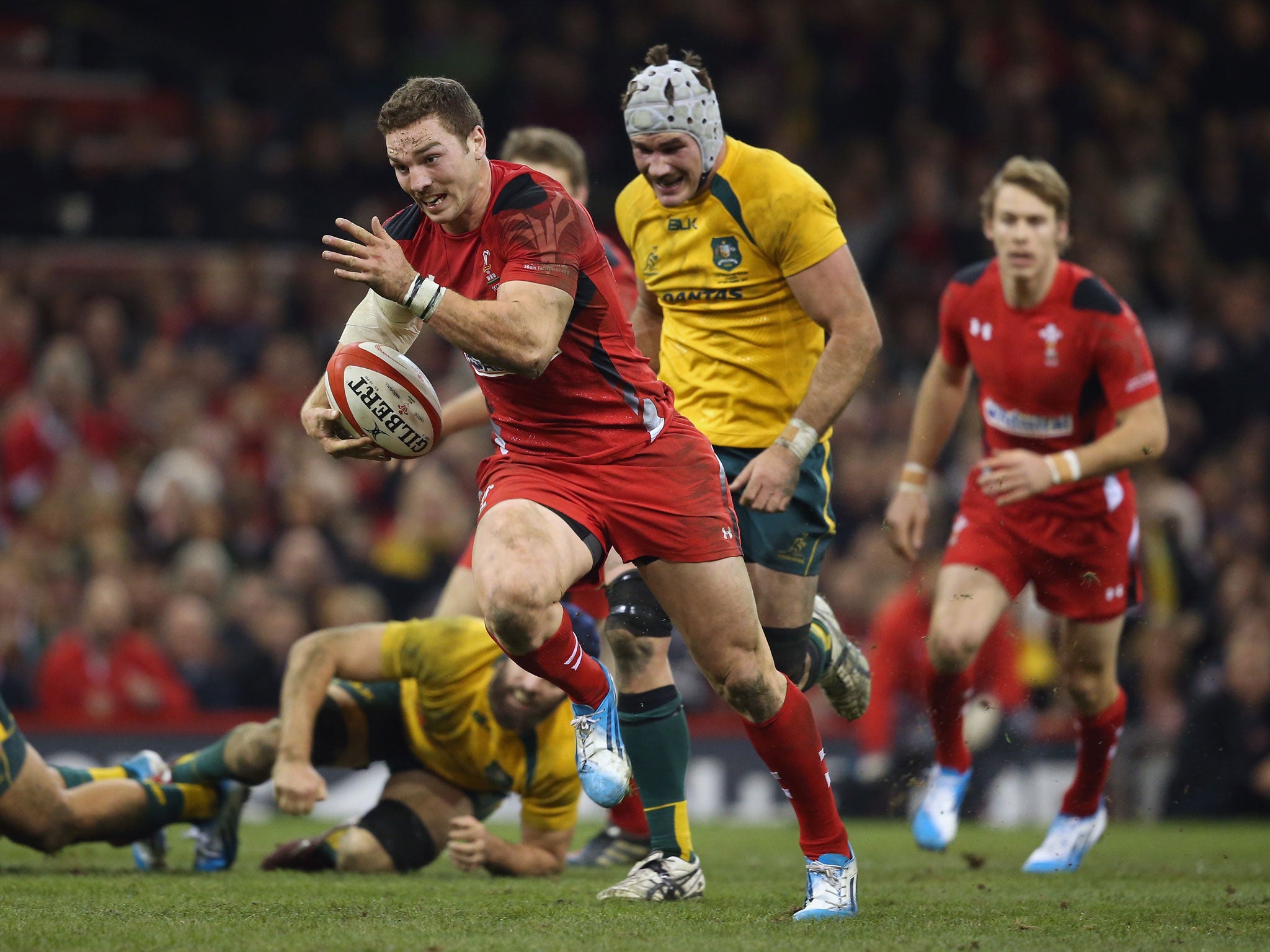 Northampton Saints wing George North remains intent on playing for Wales whenever possible despite recent £60,000 fine