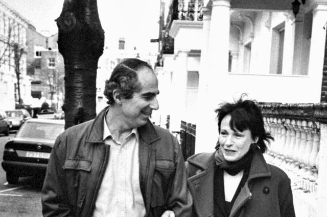 Literary assaults: Philip Roth with second wife, Claire Bloom 