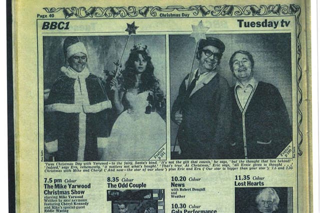 Top viewing:Christmas Day 1973 in the ‘Radio Times’