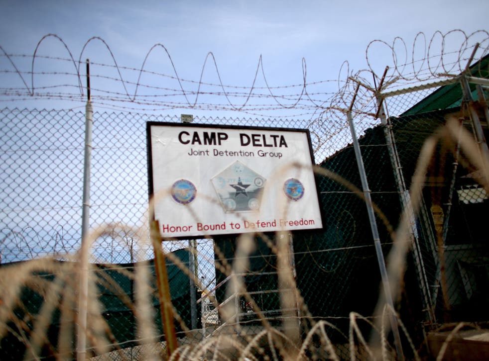Camp Delta which is part of the U.S. military prison for 'enemy combatants' in Guantanamo Bay - Sir Peter Gibson's investigation looked into whether the Government should have done more to obtain the release of UK nationals locked up at the Guantanamo Bay