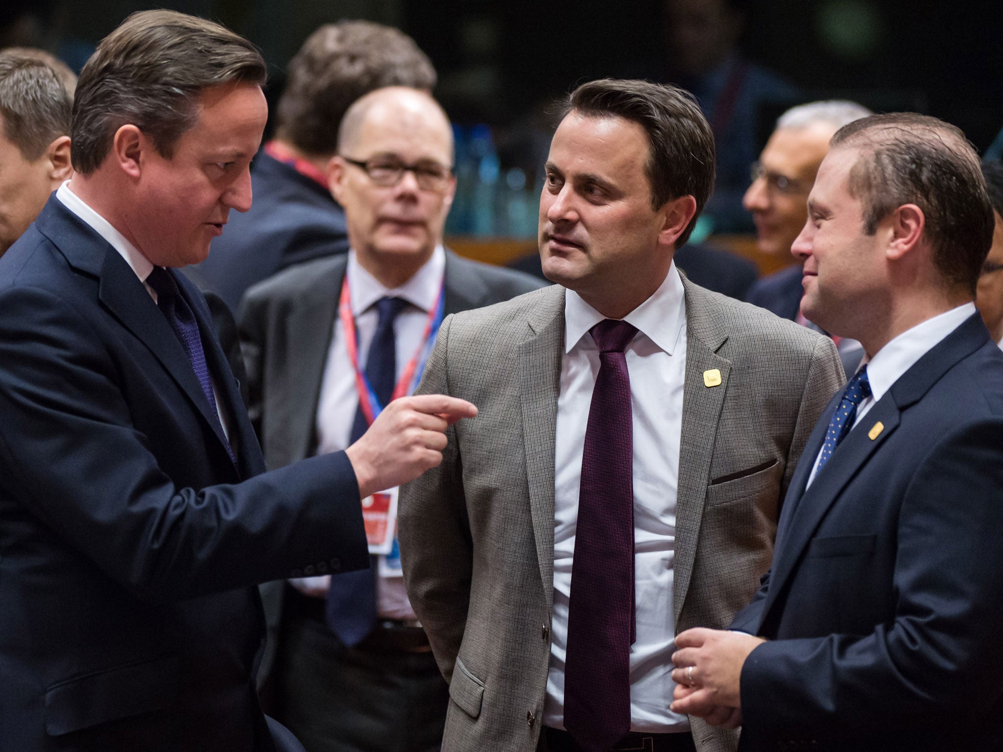 David Cameron's calls for reduced migration fuelled tensions at the end of a summit in Brussels