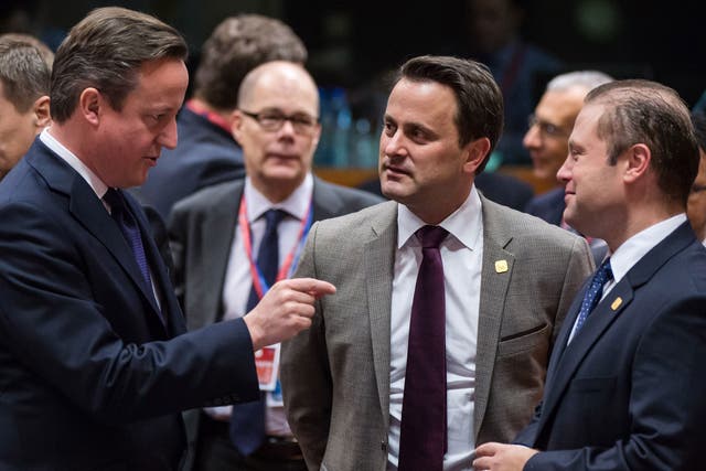 David Cameron's calls for reduced migration fuelled tensions at the end of a summit in Brussels 