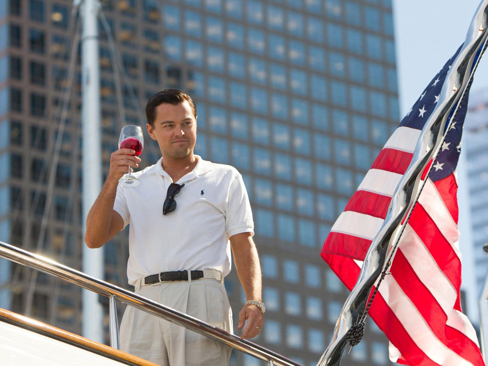 Leonardo diCaprio plays Jordan Belfort in 'The Wolf of Wall Street', the disgraced trader who made obscene amounts of money during the boom years
